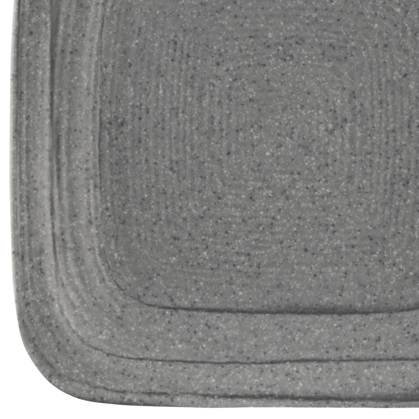 Melamine Irregular Square Plate - Granite Stone Design