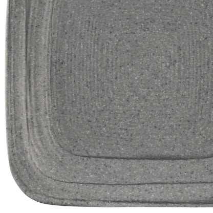 Melamine Irregular Square Plate - Granite Stone Design