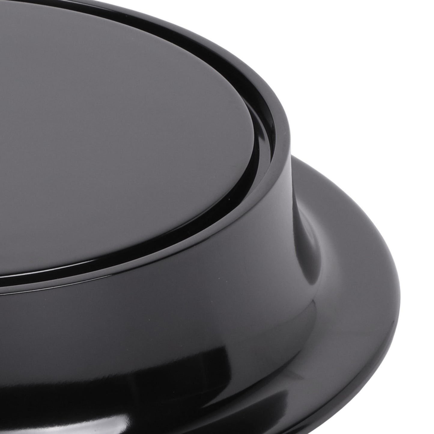 Melamine Round Pedestal - Black