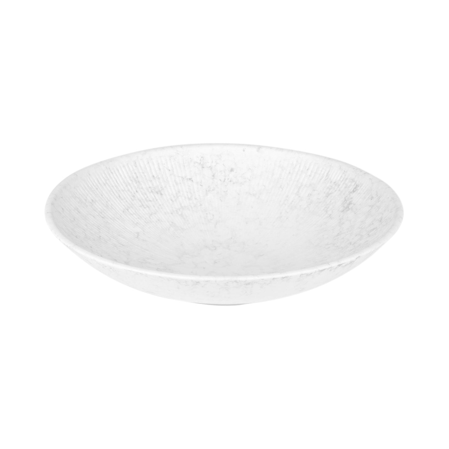 Melamine Round Bowl - Gray Marble