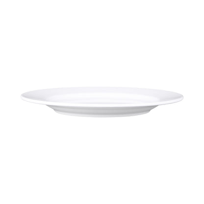 Melamine Round Plate - White