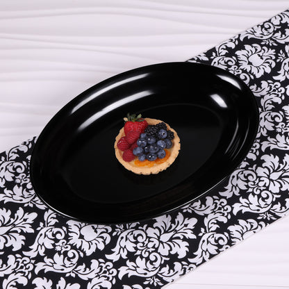 Melamine Oval Platter - Black