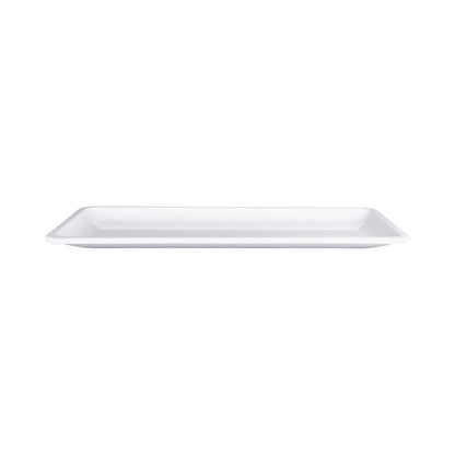 Melamine Rectangular Coupe Platter - White