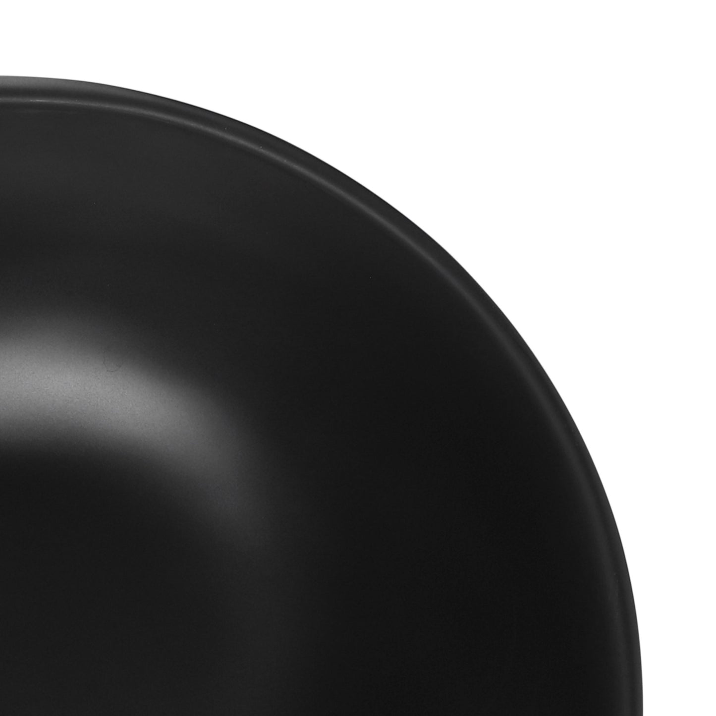 Melamine Round Bowl - Black