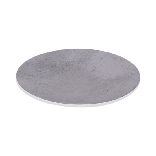 Melamine Round Plate - Cement