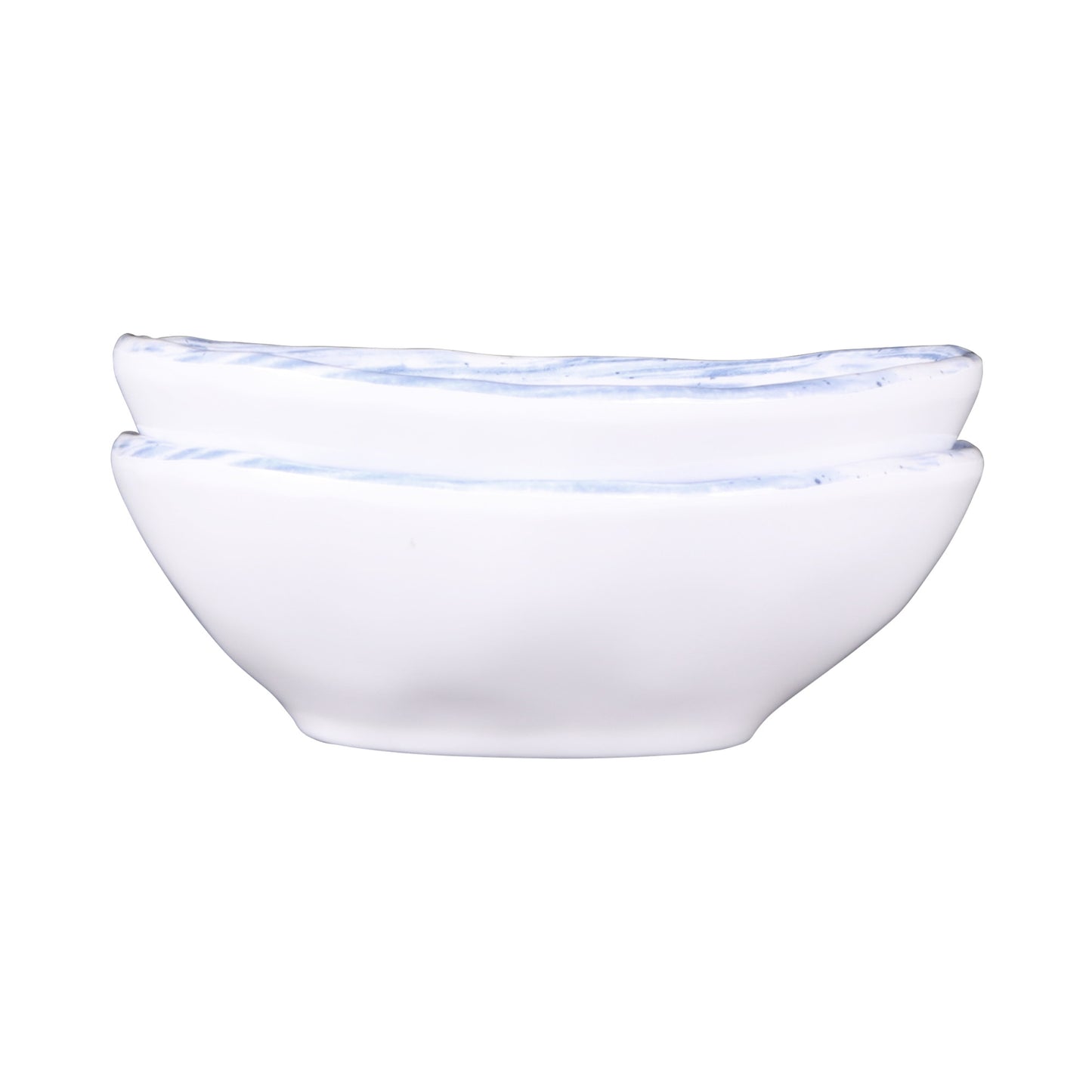 Melamine Oval Bowl - Navy Design