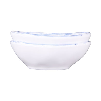 Melamine Oval Bowl - Navy Design