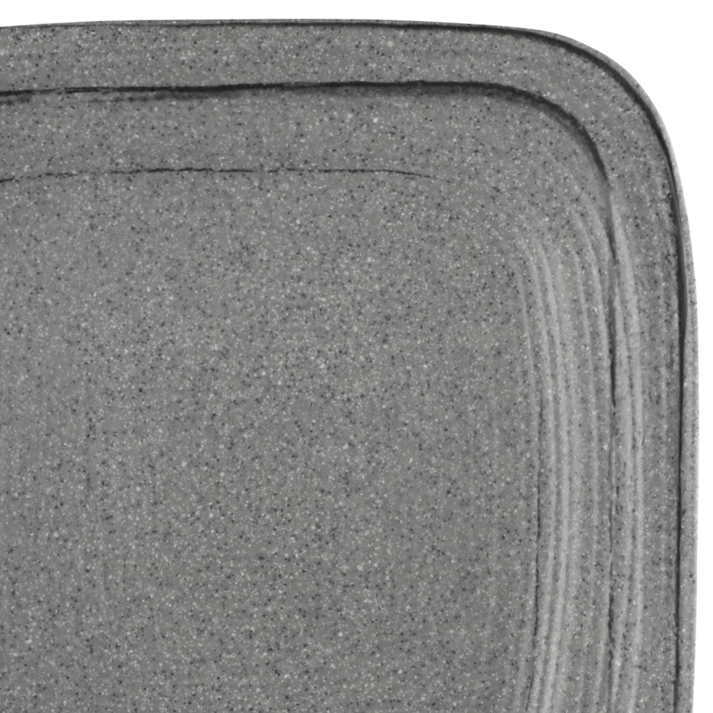 Melamine Irregular Square Plate - Granite Stone Design