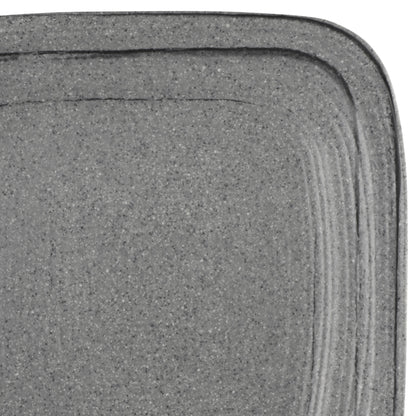 Melamine Irregular Square Plate - Granite Stone Design