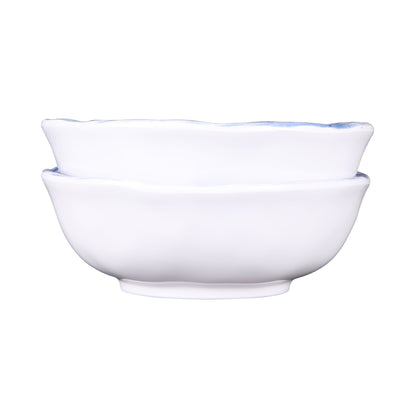 Melamine Round Bowl - Navy Design