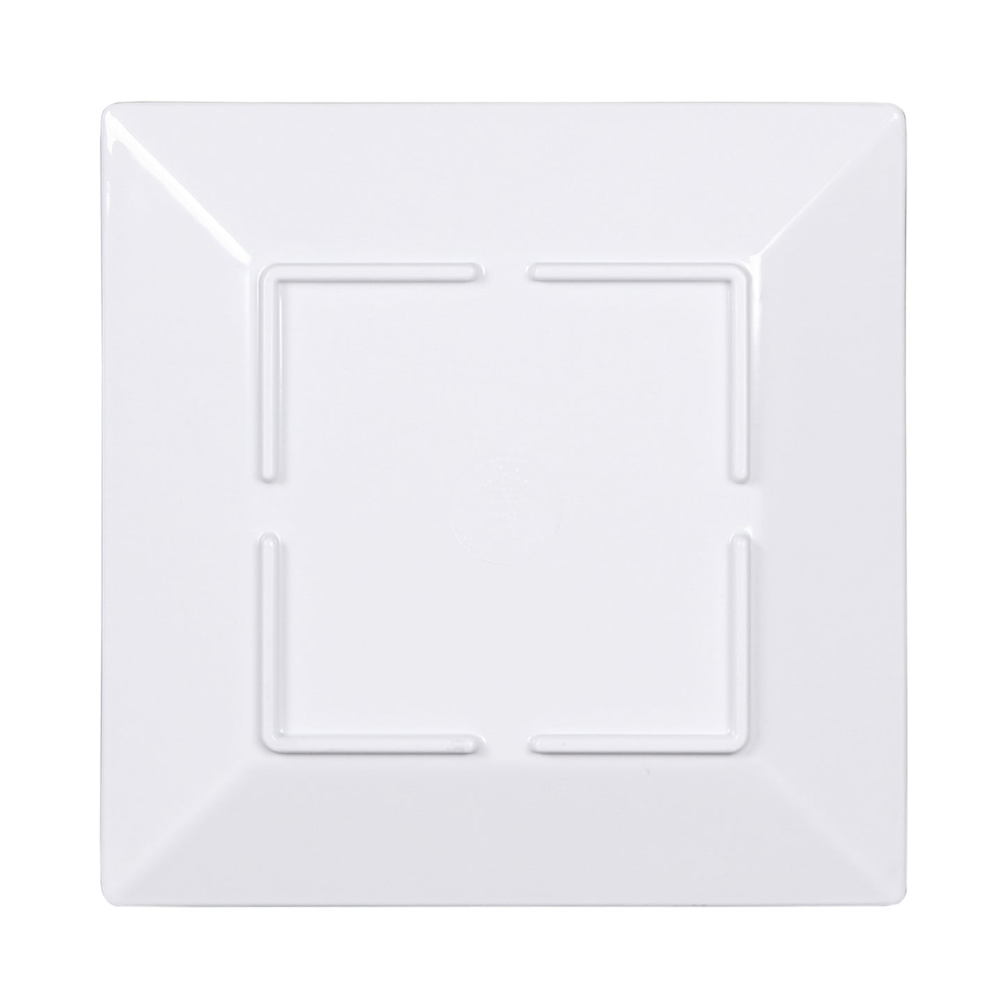 Melamine Square Plate - White