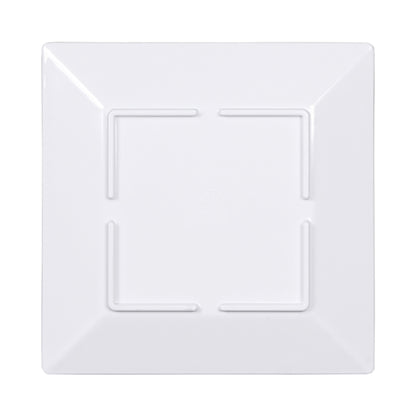 Melamine Square Plate - White