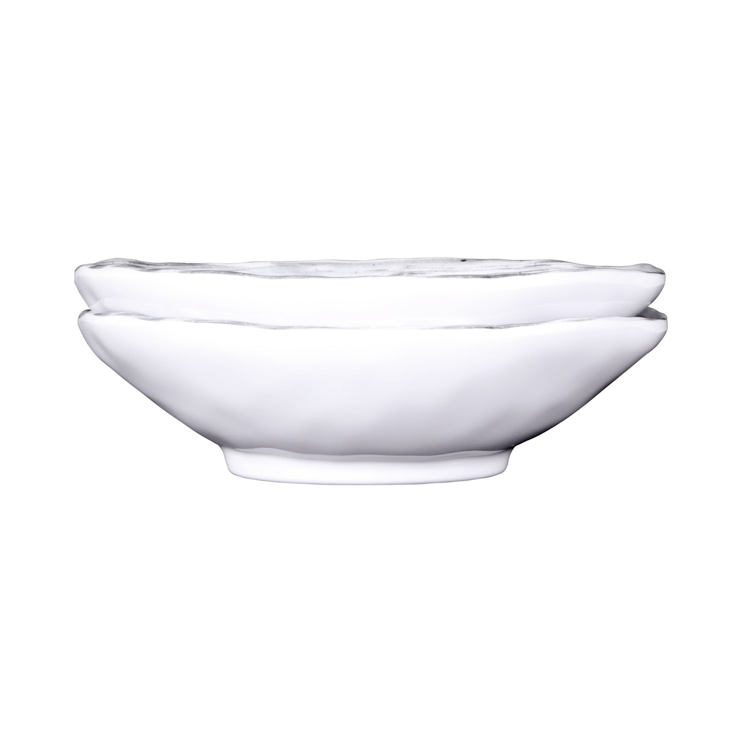 Melamine Oval Bowl - Black Design