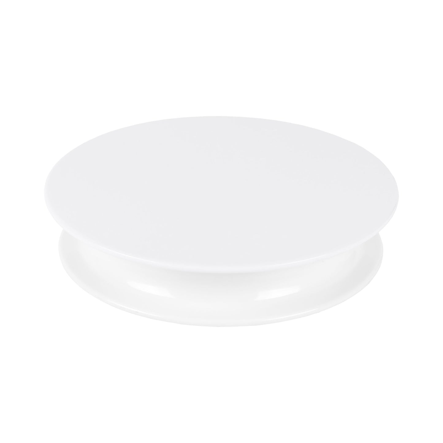 Melamine Round Flat Plate - White