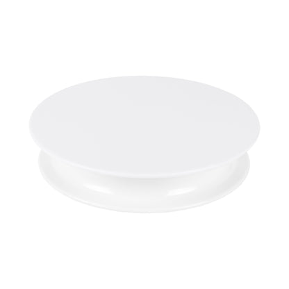Melamine Round Flat Plate - White