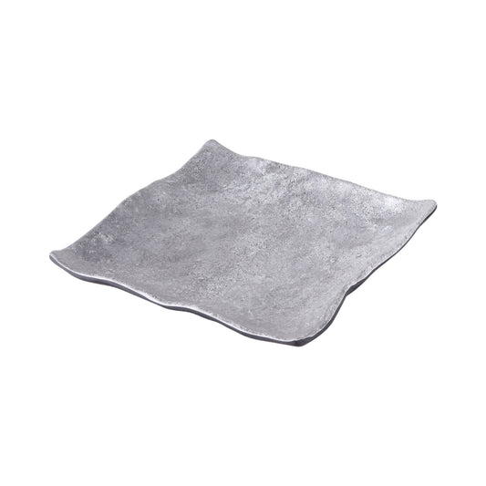 Melamine Square Plate - Coal
