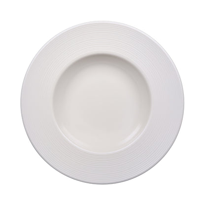 Melamine Round Past/Soup Bowl - Cream Glaze