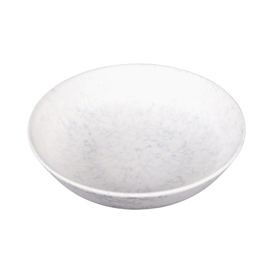Melamine Round Bowl - Gray Marble