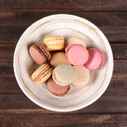 Melamine Round Bowl - Taupe Design
