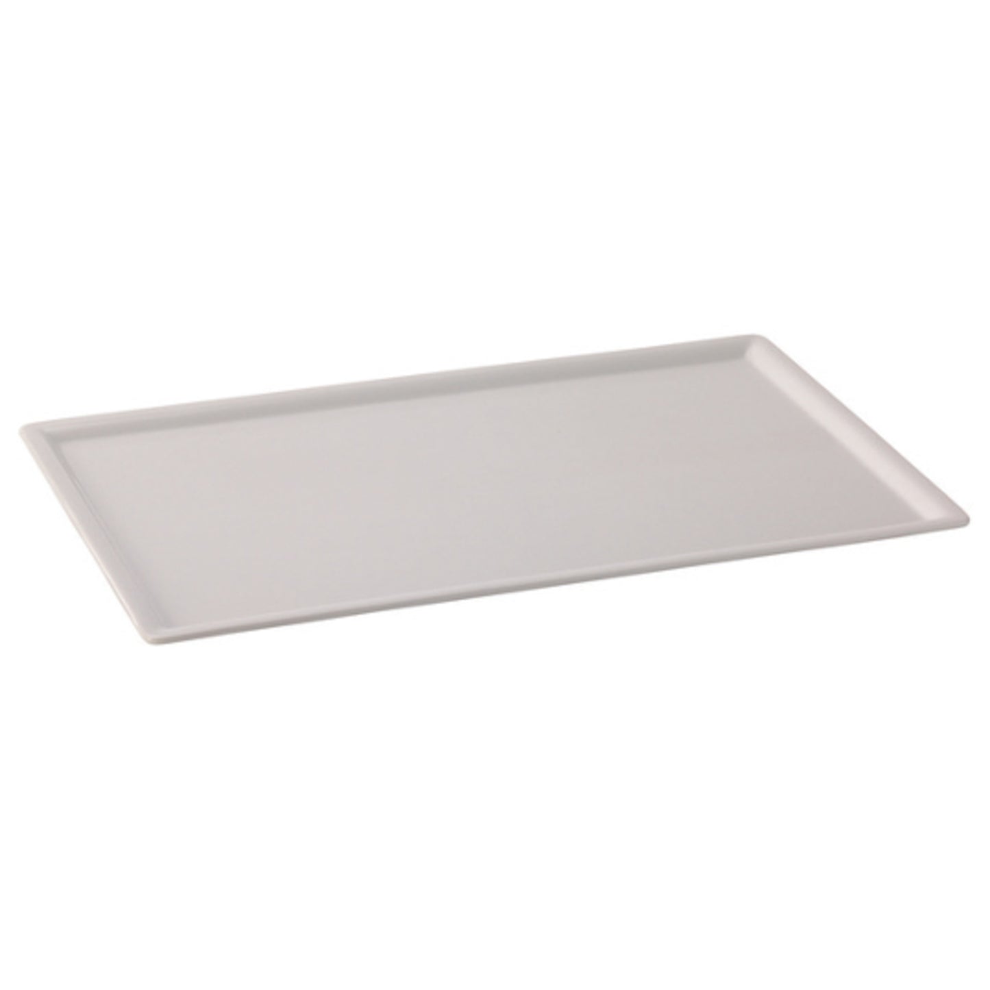 Full Size White China Plate. 20.9" x 12.8". FRILICH 3PO099