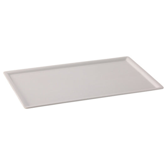 Full Size White China Plate. 20.9" x 12.8". FRILICH 3PO099