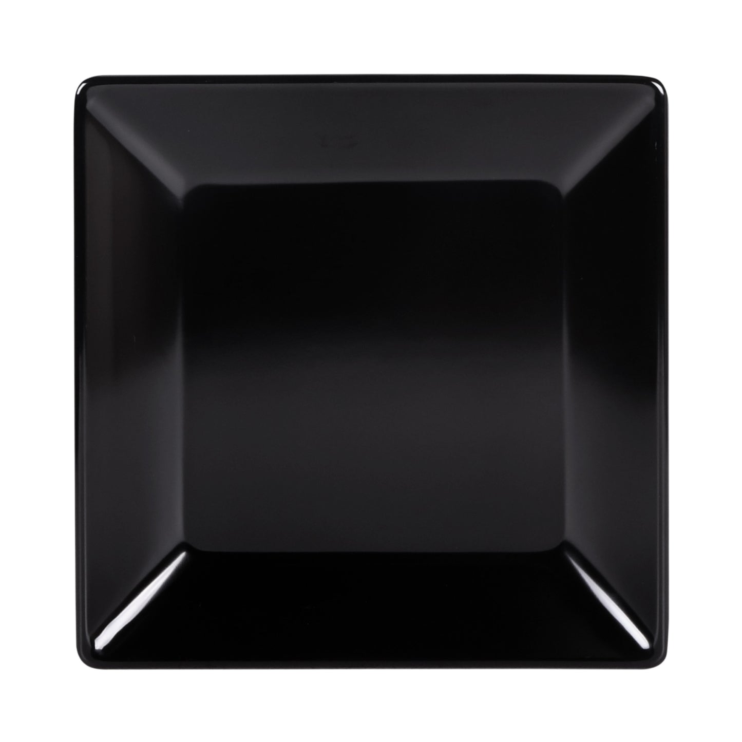 Melamine Square Plate - Black