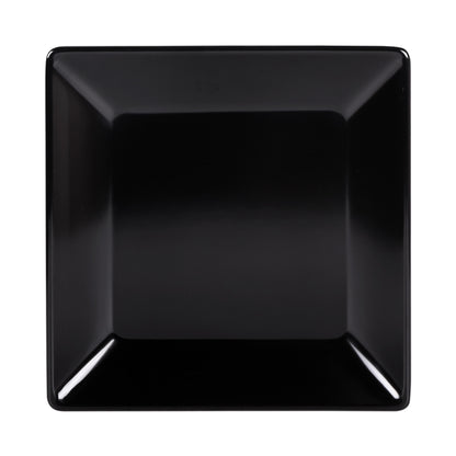 Melamine Square Plate - Black