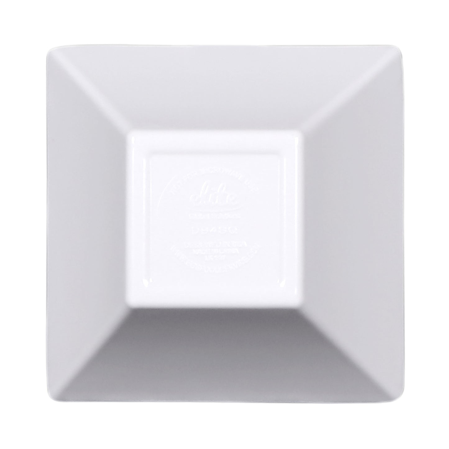 Melamine Square Bowl - White