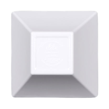 Melamine Square Bowl - White
