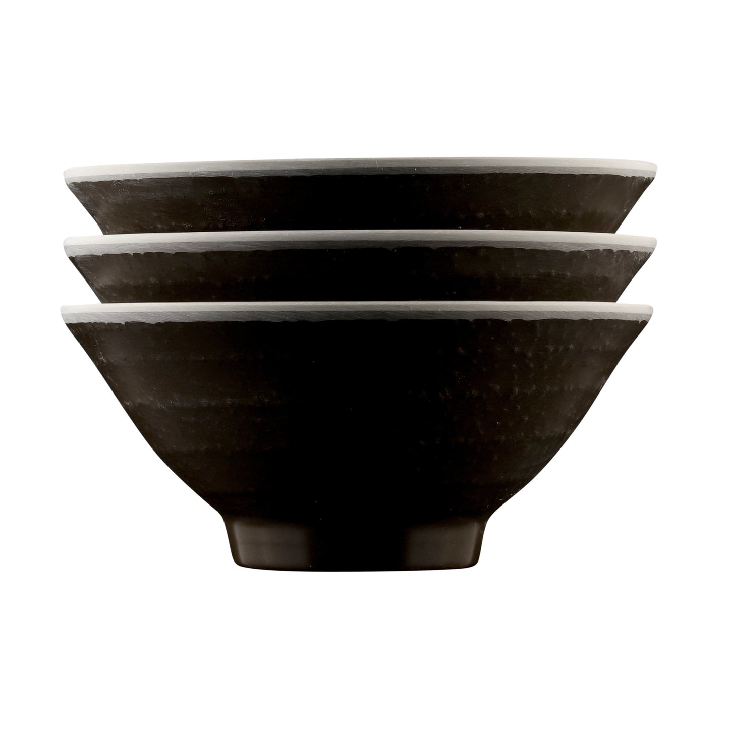 Melamine Bowl - Aubergine Matte Finish Outside/Mushroom Gloss Finish Inside