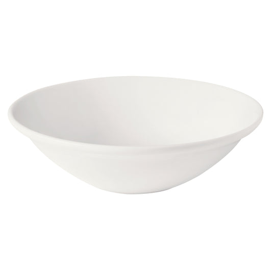 15.5 oz. Bright White Porcelain Bowl, 7" Dia., Corona Actualite (12 Pack)