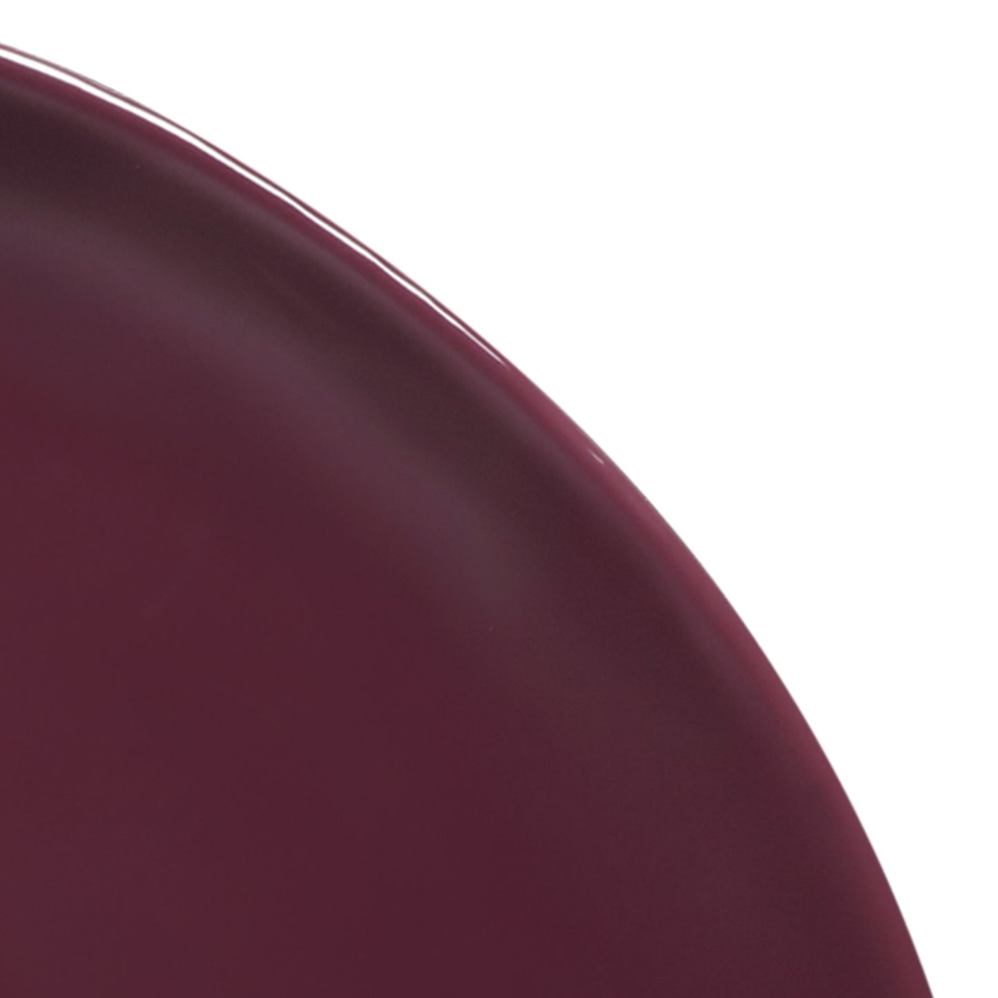 Melamine Round Plate - Purple Glaze