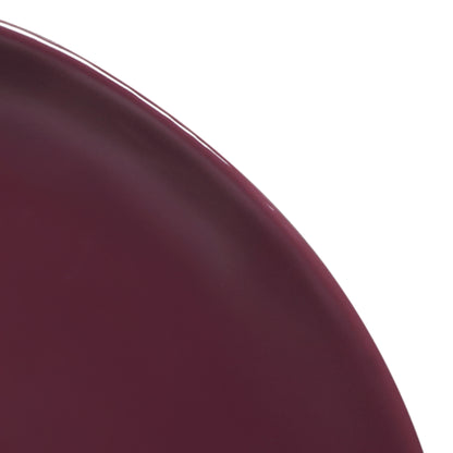 Melamine Round Plate - Purple Glaze