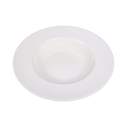 Melamine Round Past/Soup Bowl - Cream Glaze