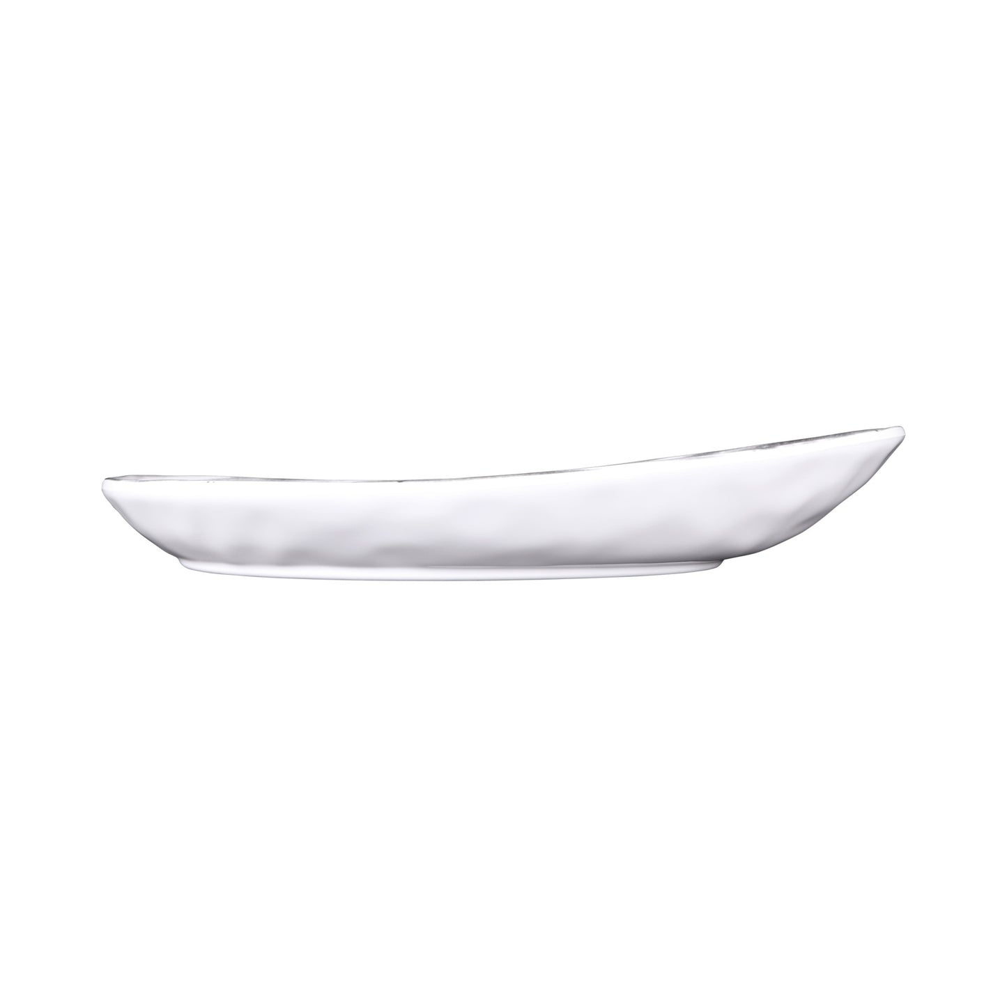 Melamine Deep Oval Plate - Black Design