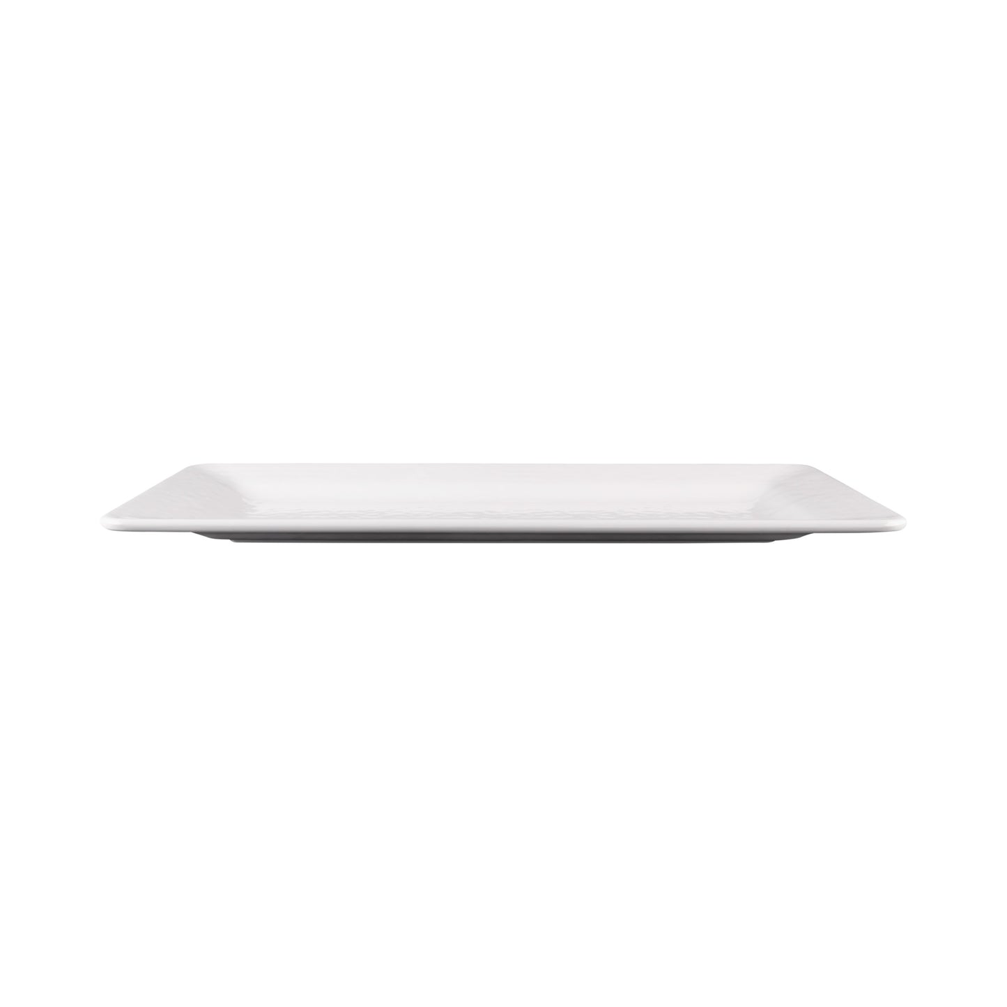 Melamine Rectangular Pebble Tray - White