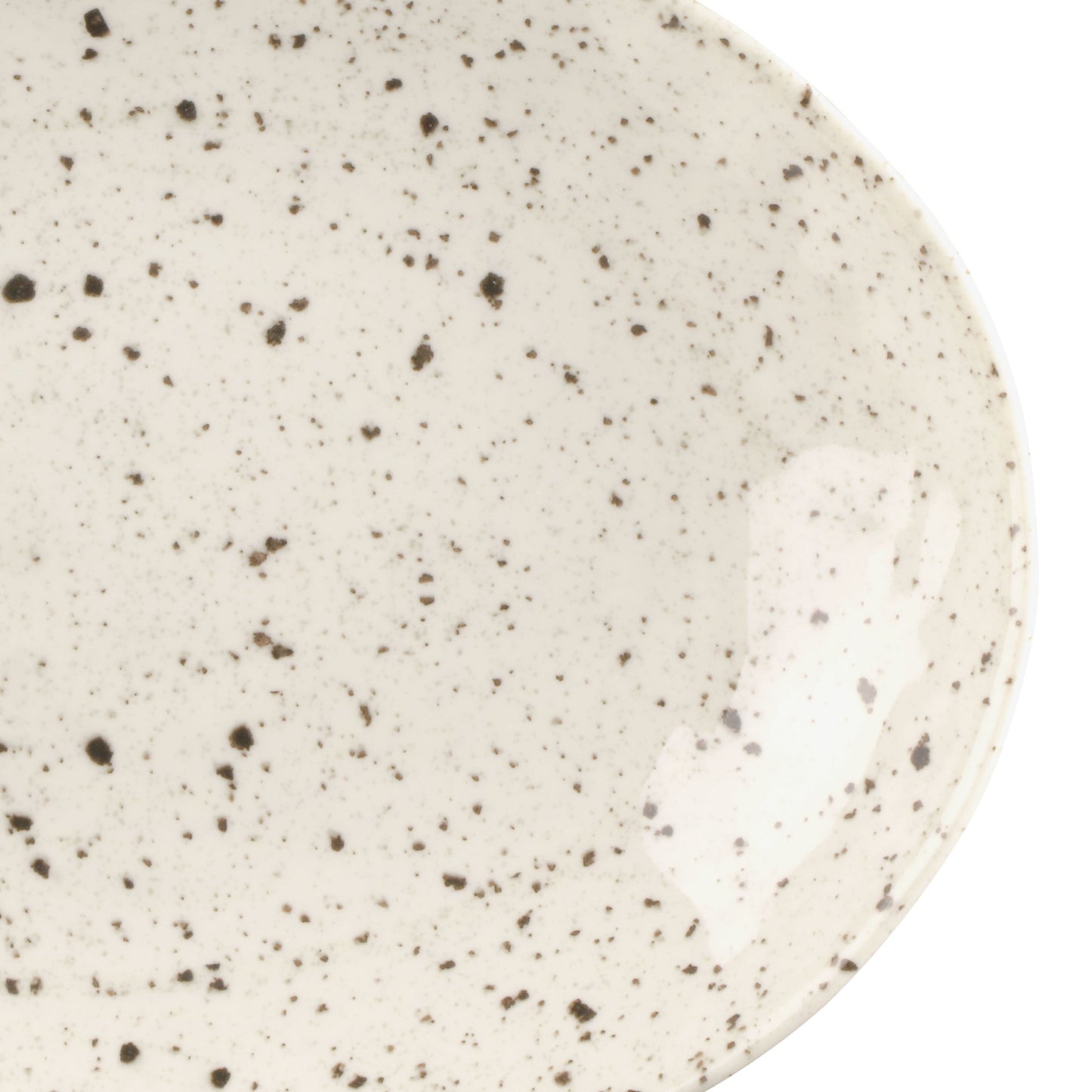 Melamine Oval Plate - Chocolate Chip