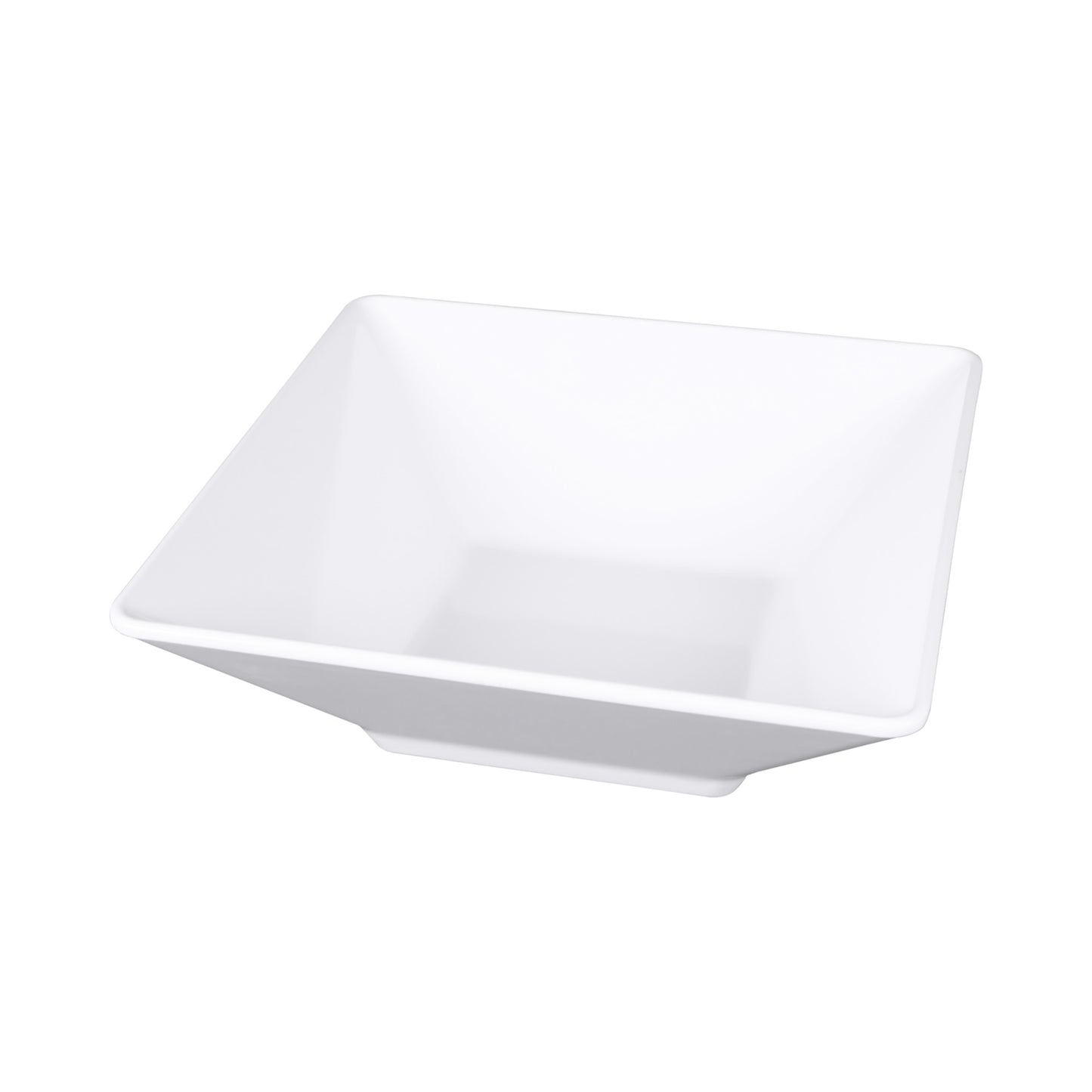 Melamine Square Bowl - White