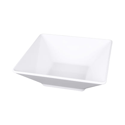 Melamine Square Bowl - White