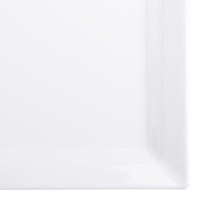 Melamine Rectangular Serving Platter - White