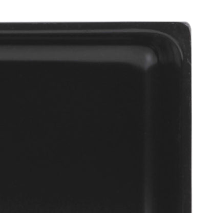 Melamine Rectangular Bin - Black