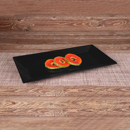 Melamine Rectangular Platter - Black