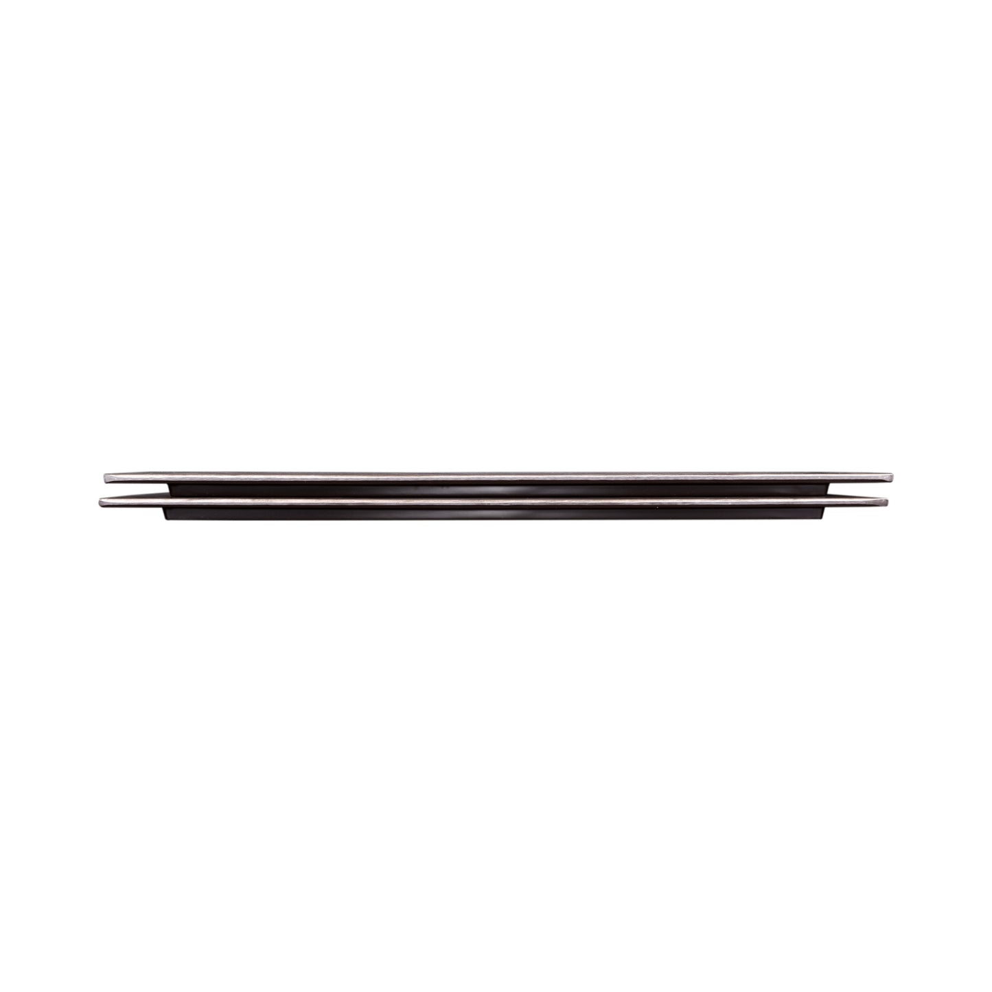 Melamine Rectangular Faux Wood - Hickory Wood