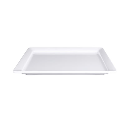 Melamine Rectangular Serving Platter - White