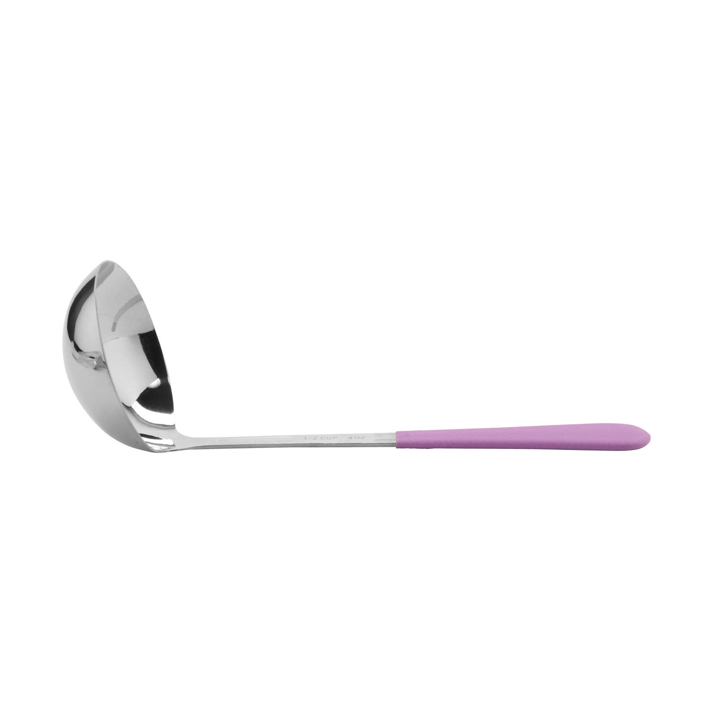 4 oz., 9.5" Stainless Steel Ladle w/ Mirror Finish and Cool-Grip Handle
