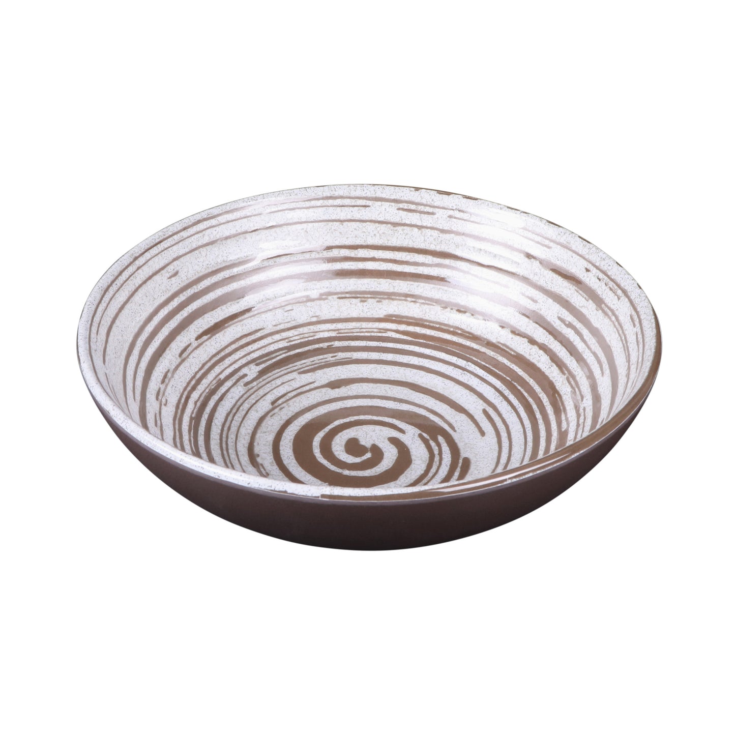 Melamine Round Bowl - Stardust White