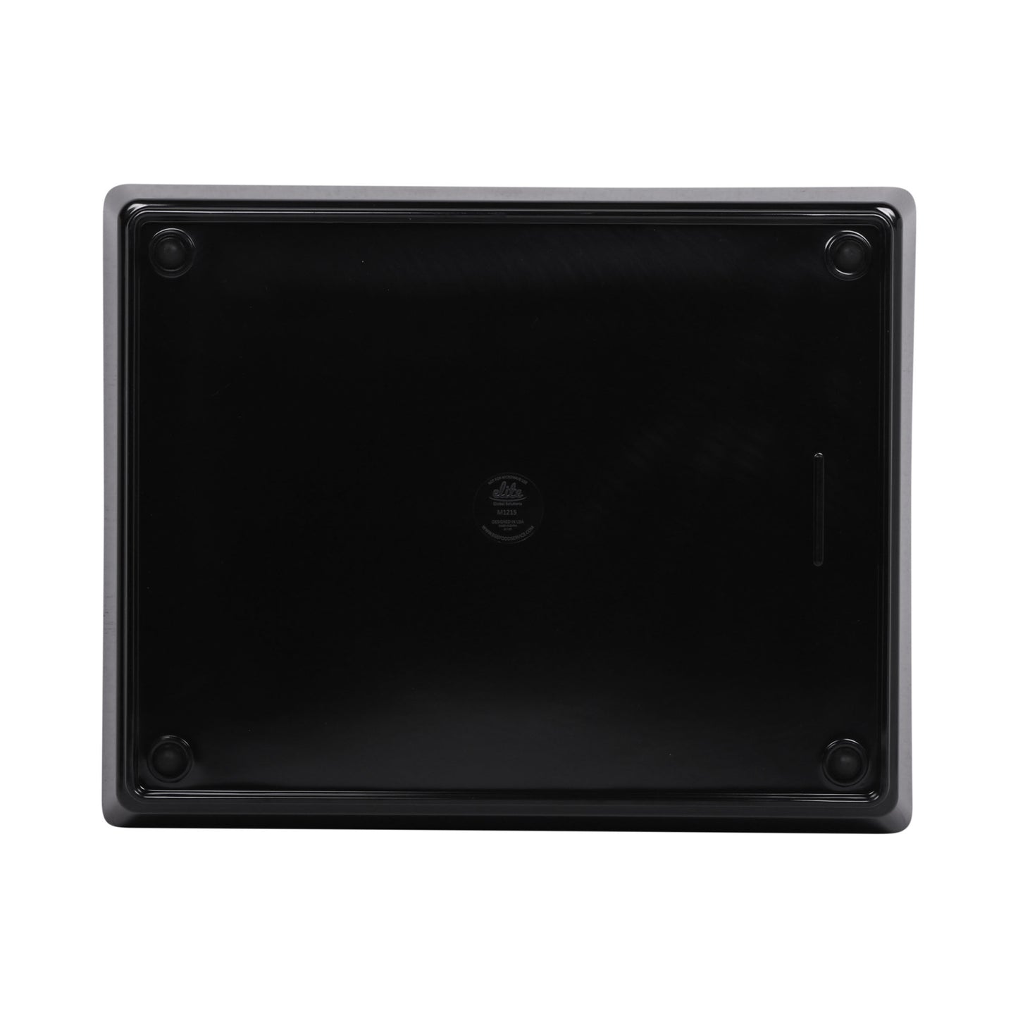 Melamine Rectangular Bowl - Black