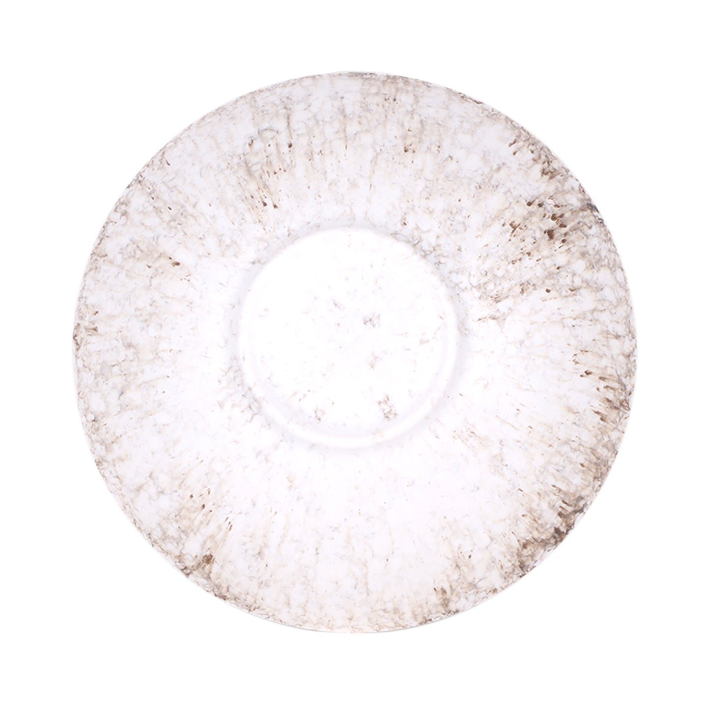 Melamine Round Bowl - Brown Marble