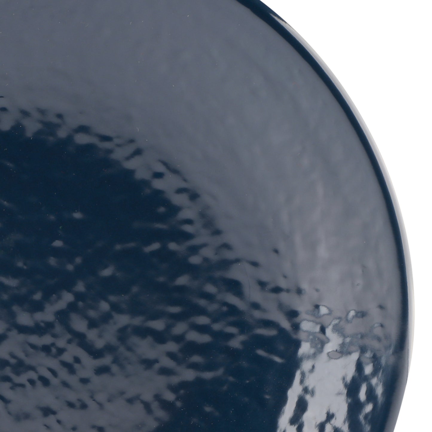 Melamine Round Pebble Plate - Lapis