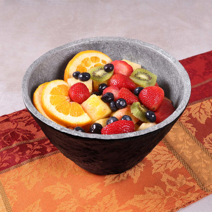Melamine Round Bowl - Coal